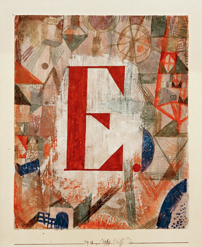 E, 1918, 199. von Paul Klee