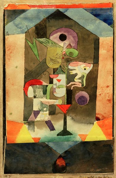 Erinnerungsbild an eine Empfaengnis, von Paul Klee