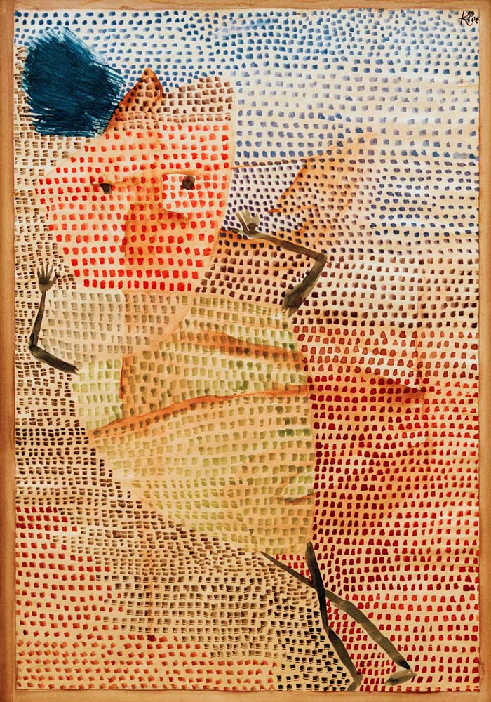 Maske Laus, 1931, 264 (X 4). von Paul Klee