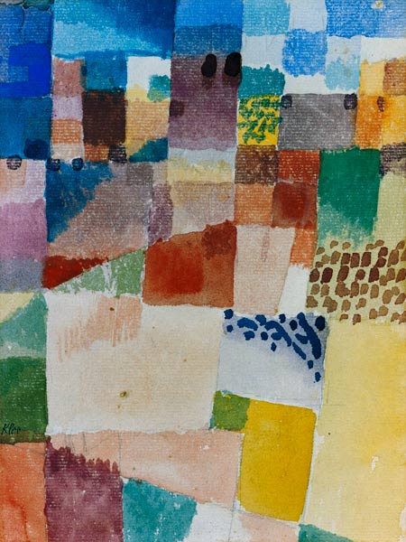 Motiv aus Hammamet. von Paul Klee