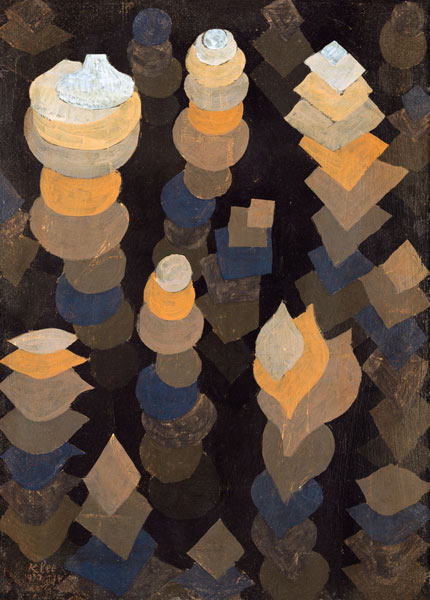 Wachstum der Nachtpflanzen von Paul Klee