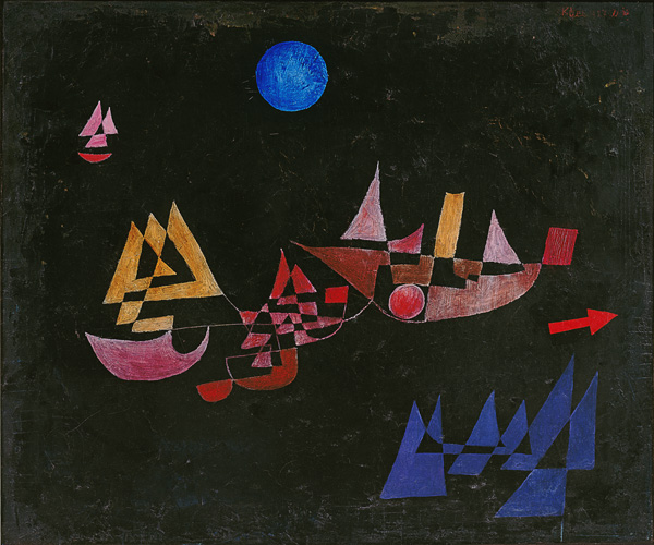 Abfahrt der Schiffe von Paul Klee