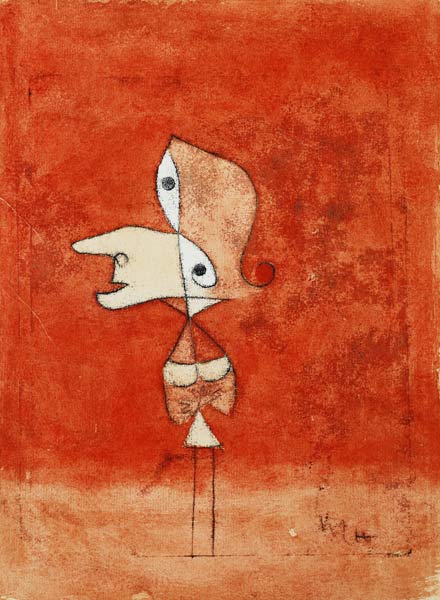Bildnis Brigitte (Ganze Figur) von Paul Klee
