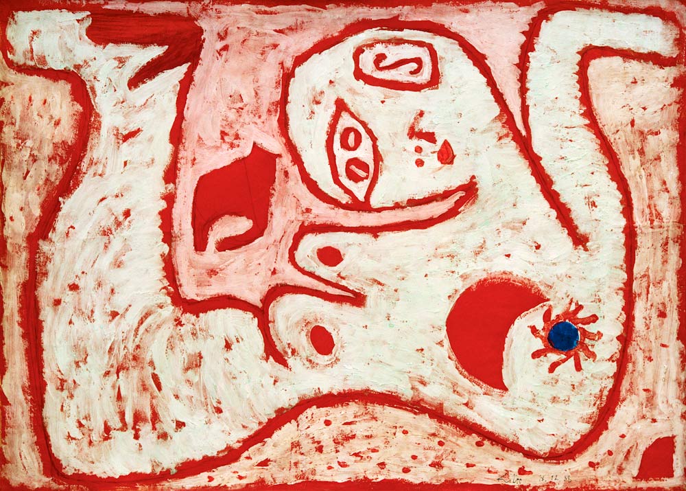ein Weib fuer Goetter, 1938  452 (A 12). von Paul Klee