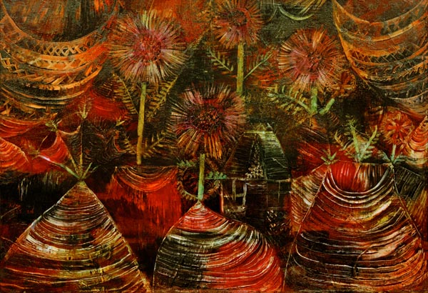 Das Fest der Astern, 1921, 206. von Paul Klee