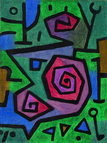 Heroische Rosen von Paul Klee