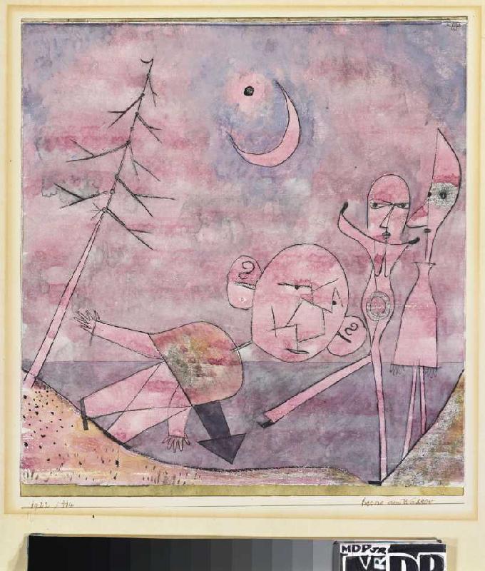 Scene am Wasser von Paul Klee