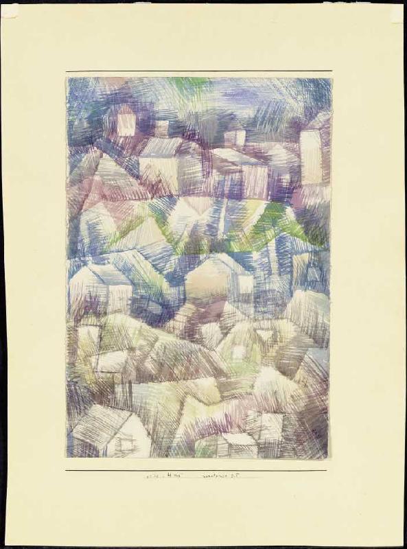 Voralpiner Ort von Paul Klee