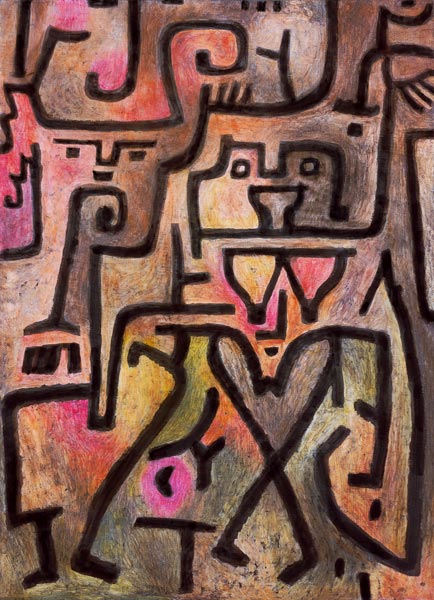 Waldhexen von Paul Klee