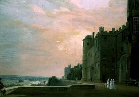 Windsor Castle: North Terrace von Paul Sandby