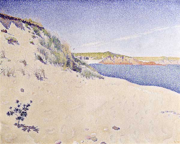 Strand und Dünen in St. Briac. Op.212 von Paul Signac