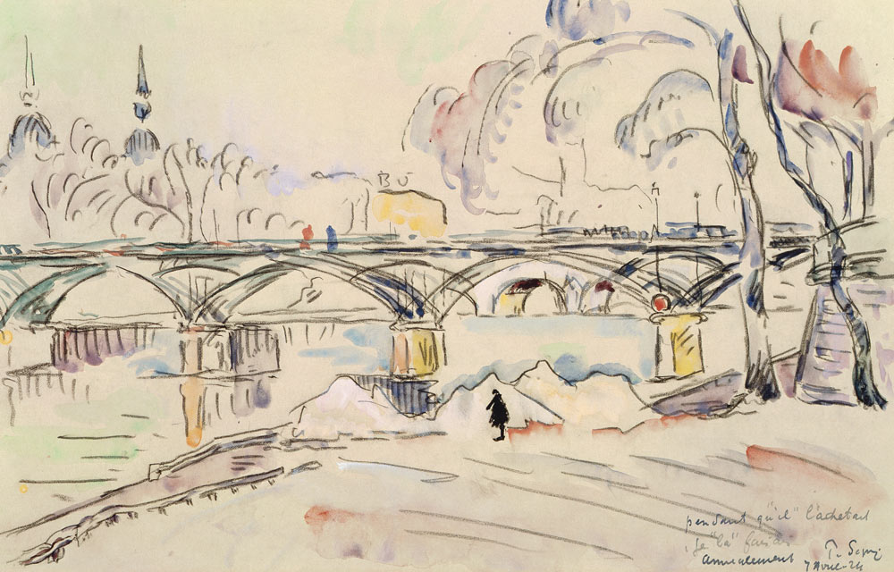 The Pont des Arts von Paul Signac