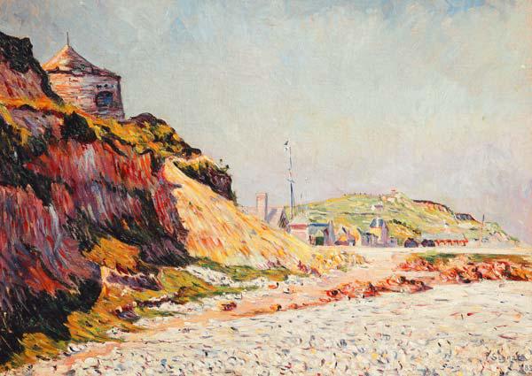 Strand bei Port-en-Bessin 1884