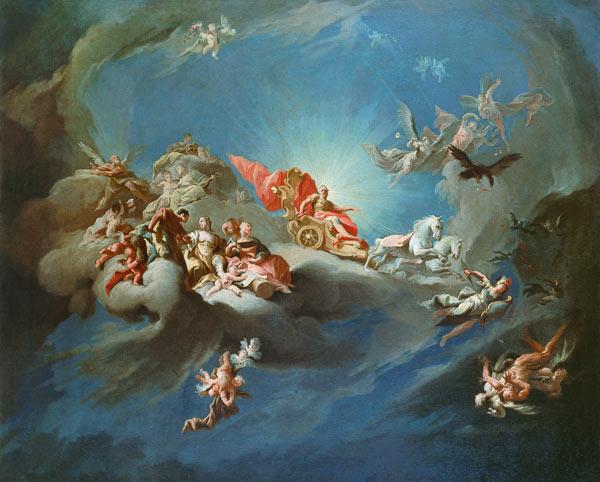 The Apotheosis of the Emperor Charles VI (1685-1740) in the guise of Apollo