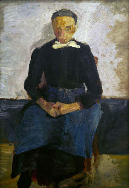 Sitzende Frau von Paula Modersohn-Becker