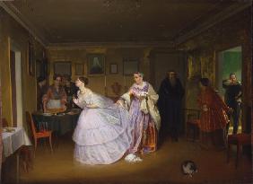 Die Brautschau eines Majors 1851