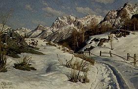 Winter im Engadin 1921
