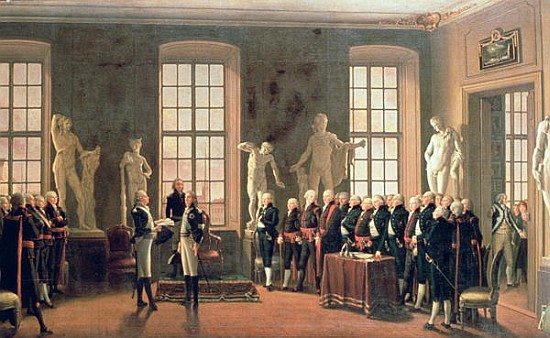 Gustav IV Adolf''s visit to the Academy of Fine Arts in 1797 von Pehr Hillestrom