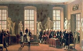 Gustav IV Adolf''s visit to the Academy of Fine Arts in 1797