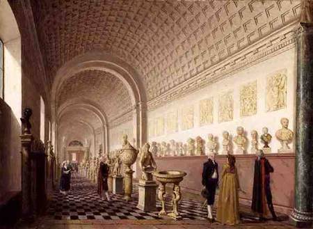 The Inner Gallery of the Royal Museum at the Royal Palace, Stockholm von Per Hillestrom