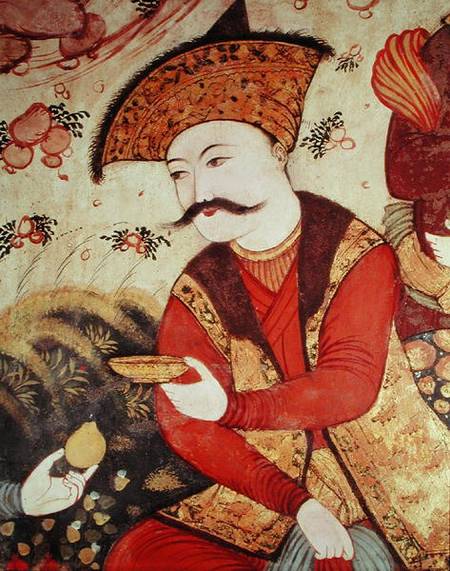 Shah Abbas I (1588-1629)  (detail) von Persian School
