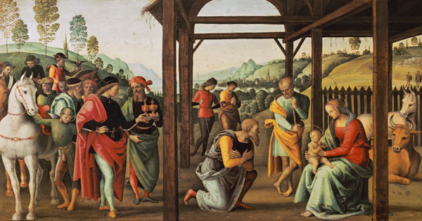 Die Anbetung der Könige von Perugino (eigentl. Pierto di Cristoforo Vanucci)