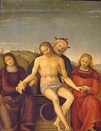 Pietà.  (Perugino
