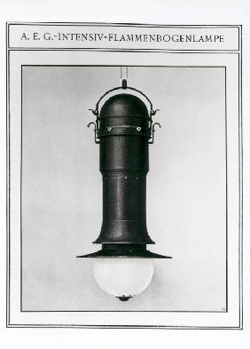 AEG Intensiv-Flammenbogenlampe 1907
