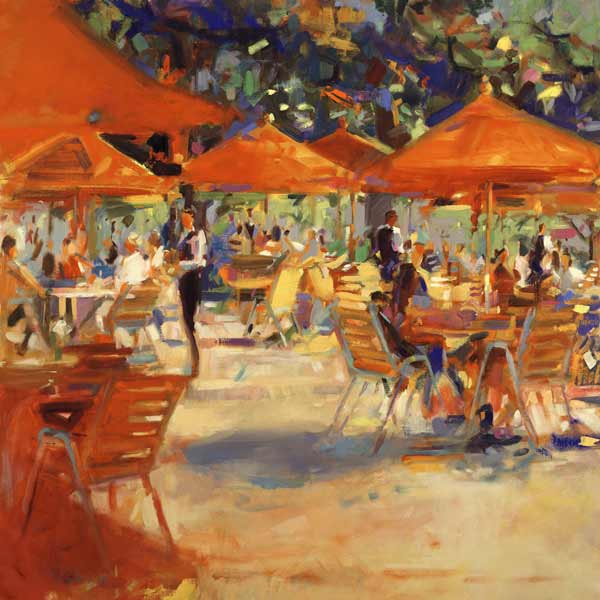 Le Cafe du Jardin (oil on canvas)  von Peter  Graham