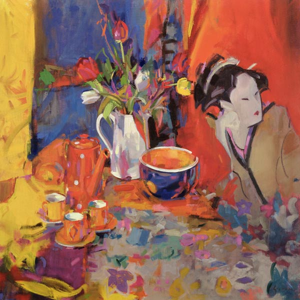 The Magical Table, 2002 (oil on canvas)  von Peter  Graham
