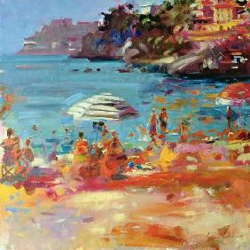 Monaco Coast, 2000 (oil on canvas) 