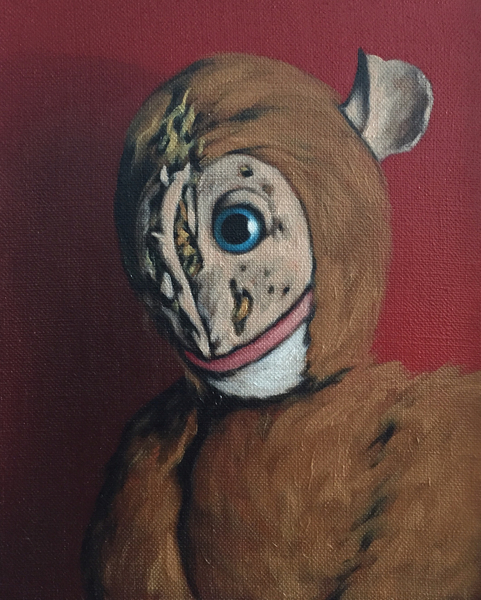 Red Monkey with Scars von Peter Jones