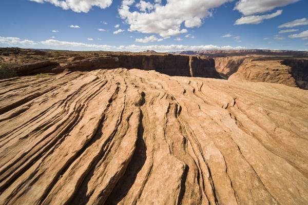 Roter Sandstein blauer Himmel Arizona US von Peter Mautsch