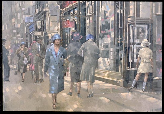 Bond Street, 1999 (oil on canvas)  von Peter Miller