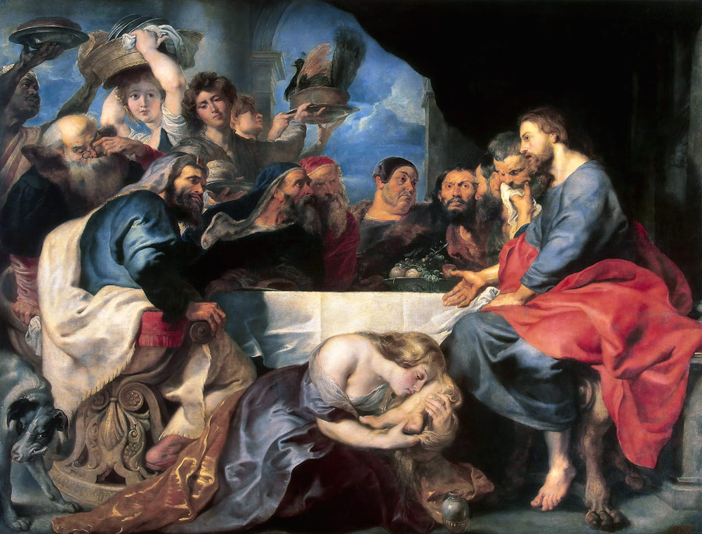 Christus im Haus des Pharisäers Simon von Peter Paul Rubens