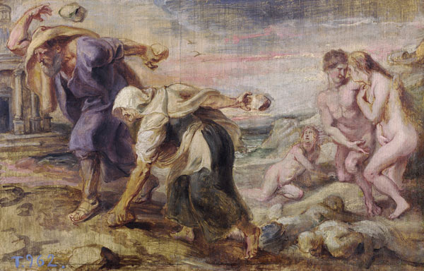 Deukalion und Pyrrha von Peter Paul Rubens