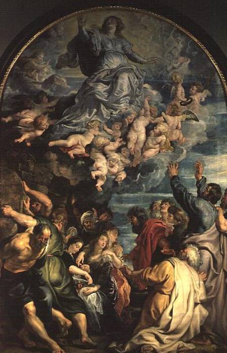 The Assumption of the Virgin Altarpiece von Peter Paul Rubens