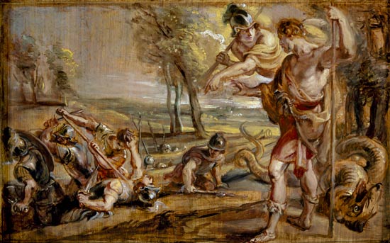 Cadmus Sowing the Dragon's Teeth von Peter Paul Rubens