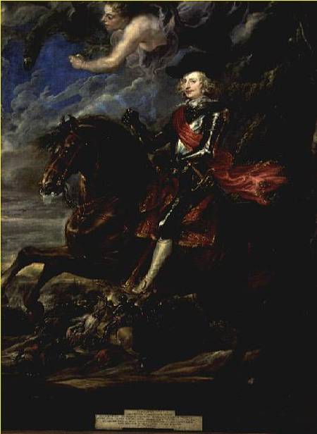 The Cardinal Infante Ferdinand at the Battle of Nordlingen von Peter Paul Rubens