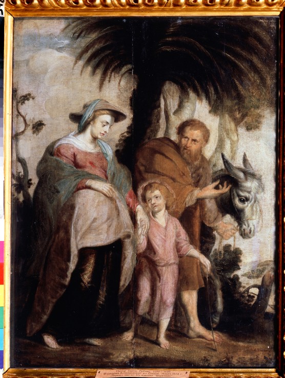 Die Rückkehr der Heiligen Familie aus Ägypten von Peter Paul Rubens