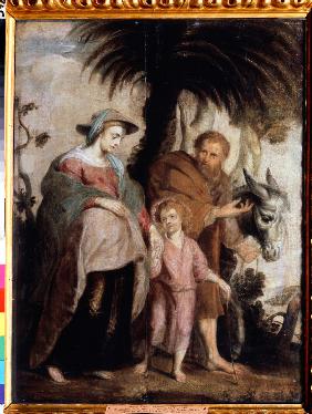 Die Rückkehr der Heiligen Familie aus Ägypten 1614
