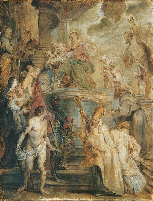 Die Verlobung der heiligen Katharina von Peter Paul Rubens
