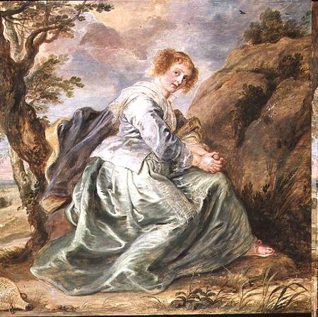 Hagar in the Desert von Peter Paul Rubens