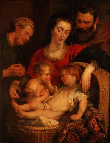 Holy Family of the Basket (panel) von Peter Paul Rubens