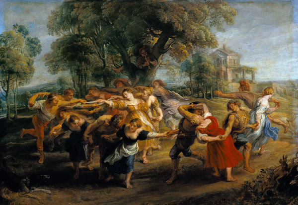 Bäuerlicher Tanz. von Peter Paul Rubens