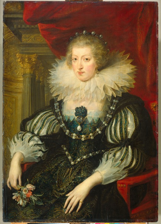 Porträt Anna von Österreich (1601–1666), Königin von Frankreich und Navarra von Peter Paul Rubens