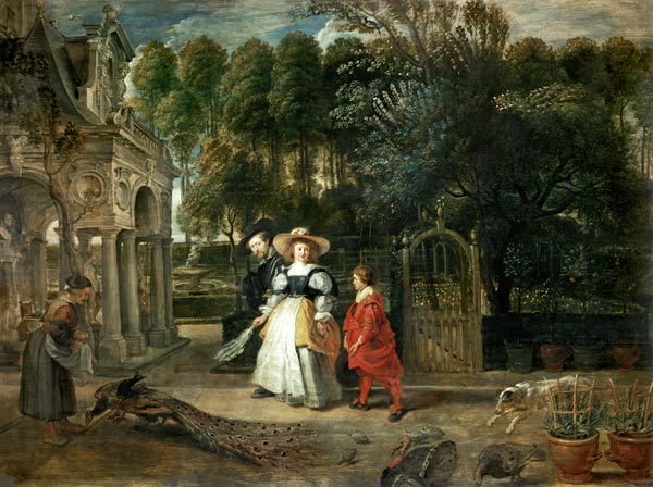 Rubens and Helene Fourment (1614-73) in the Garden von Peter Paul Rubens