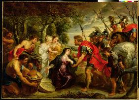 The Meeting of David and Abigail, 1625-28
