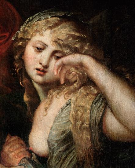 Mary Magdalene, detail from The Deposition 1602