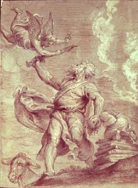 Abraham's Sacrifice of Isaac, after Titian cil &